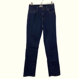 L.L. Bean Dark Blue Wash Classic Fit Extra Warm Lined Jeans. Size 4. Barely Worn